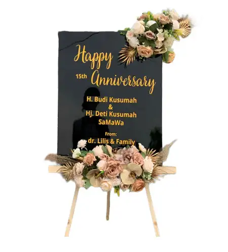 Papan Bunga Akrilik Ped