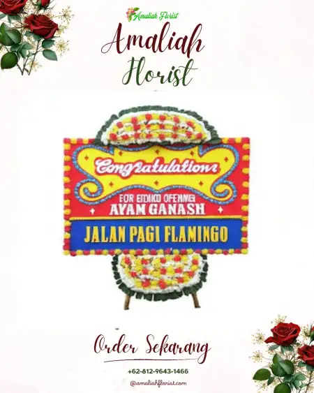 Sewa Papan Bunga Ped